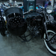 1942 H-D UL74 Flathead, with a 1946 Goulding Rocket Sidecar prototype.